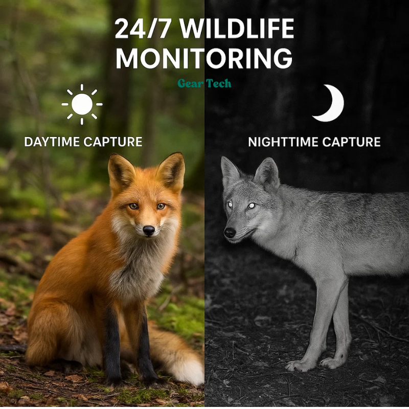 Outdoor Wildlife Trail Camera with Night Vision