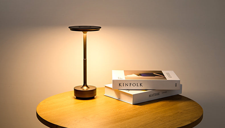 ClarityGlow Luxe Edition | Draadloze LED Tafellamp