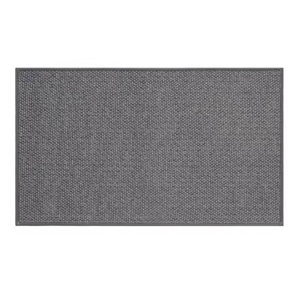 PureStep - Woven Kitchen Mat with Non-Slip Rubber Backing, Washable & Water Absorbent Floor Rug for Modern Home Decor