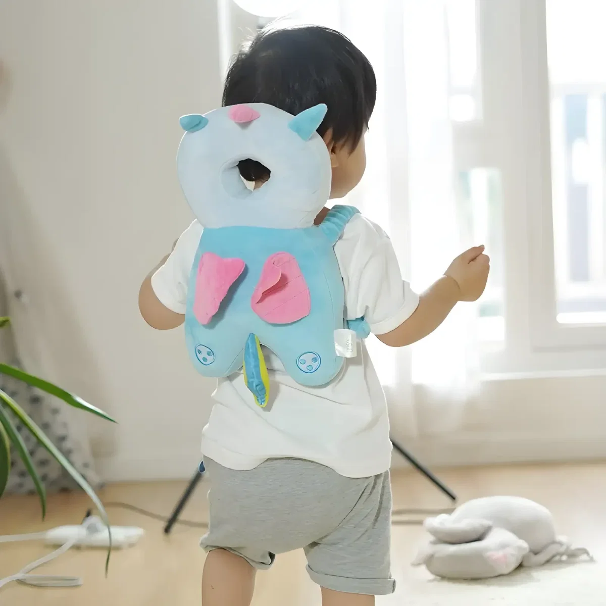 HEADGUARD - Luxurious adjustable head protection for babies with soft materials for safe protection while crawling and learning to walk