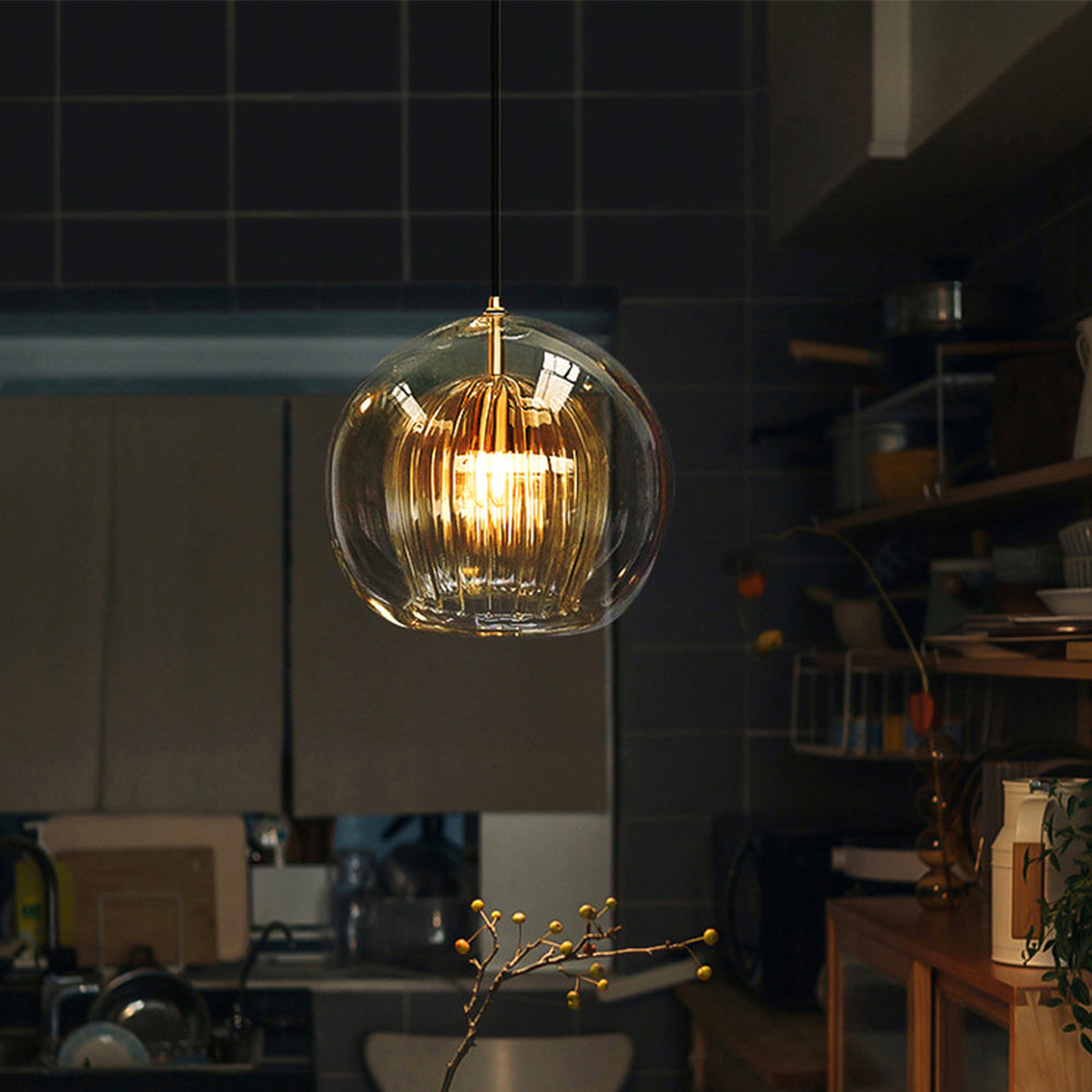 Maris Glass Globe Hanging Light