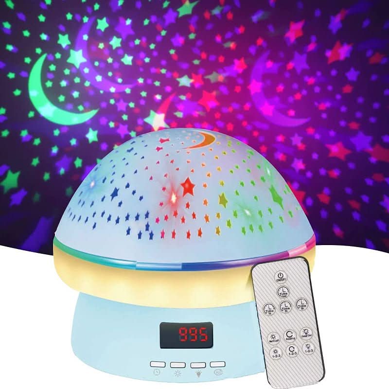 GLOWLIGHT – Magical Star Projector with 16 Colors & Timer Function