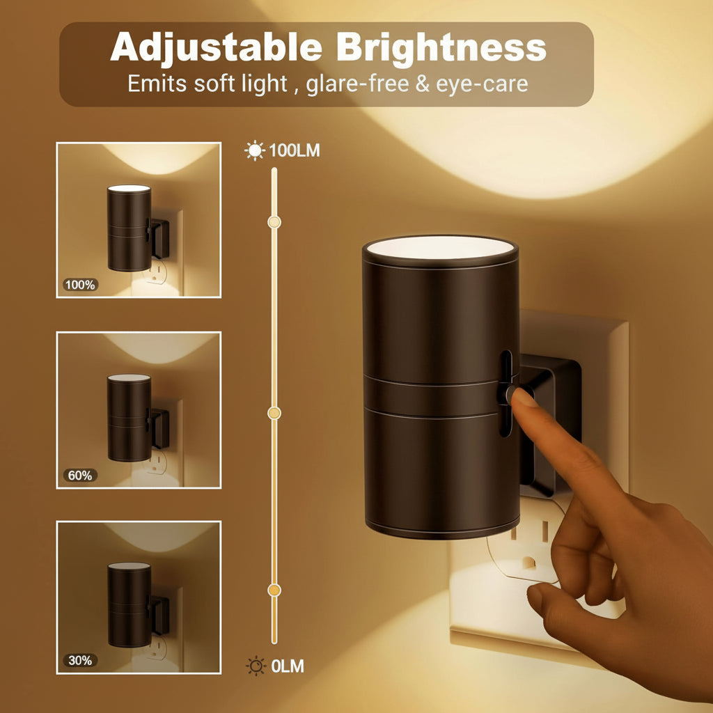 LED night light – Dimmable & automatic for stylish lighting