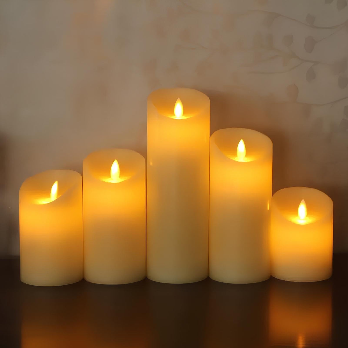 Autumn - Vuurloze Kaars met Sfeervolle Verlichting