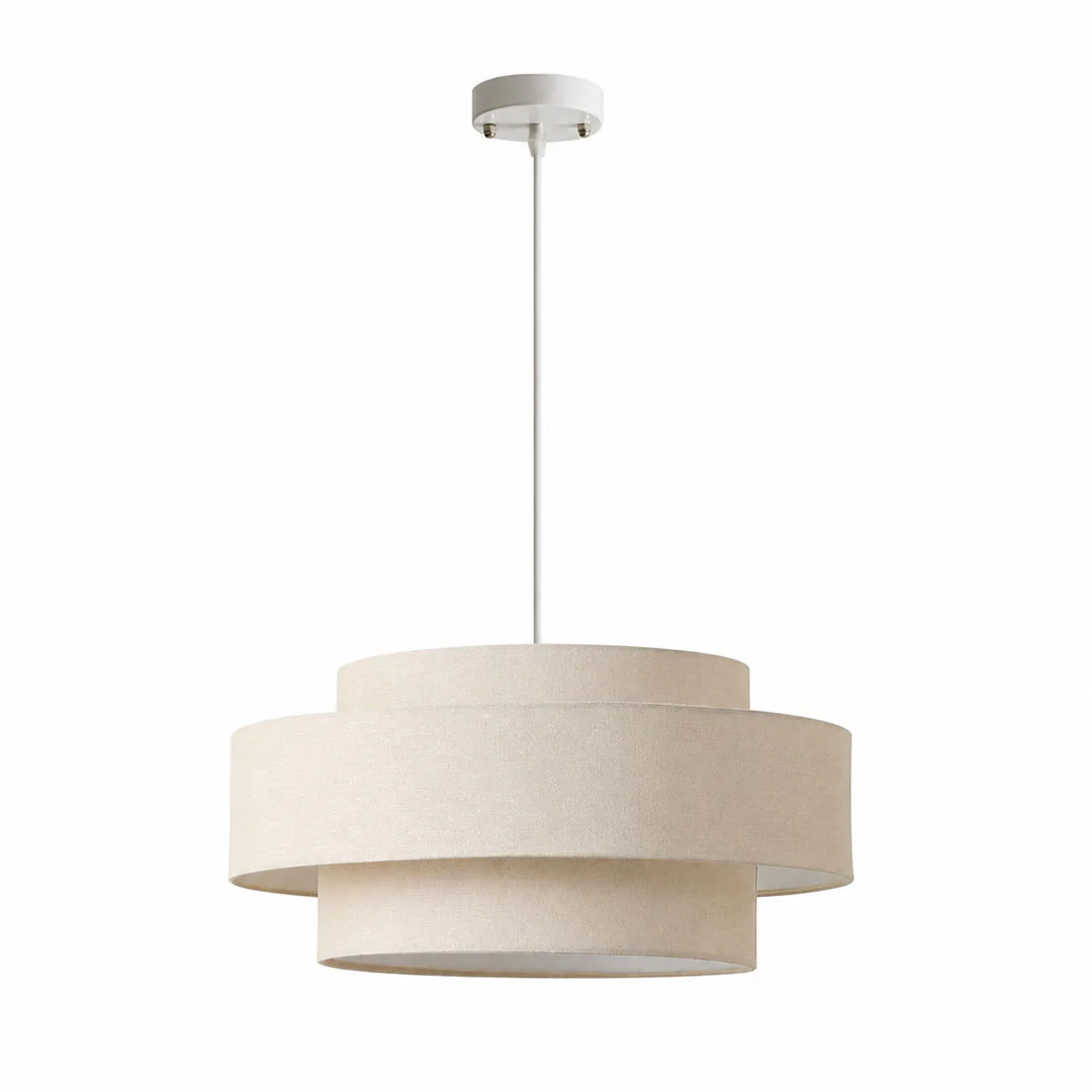 ® - Hanglamp Met Gelaagd Linnen Design