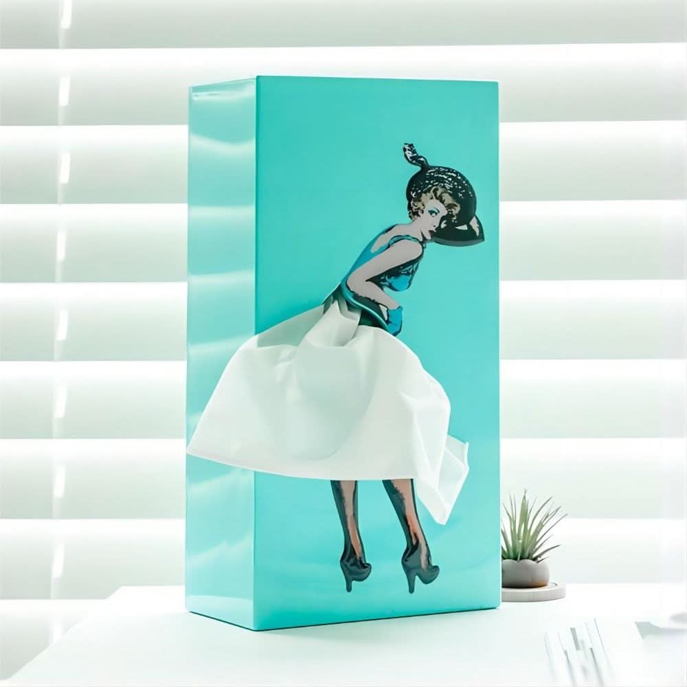 TISSUDANCE – Playful Rock Tissue Box for Creative Home Decoration