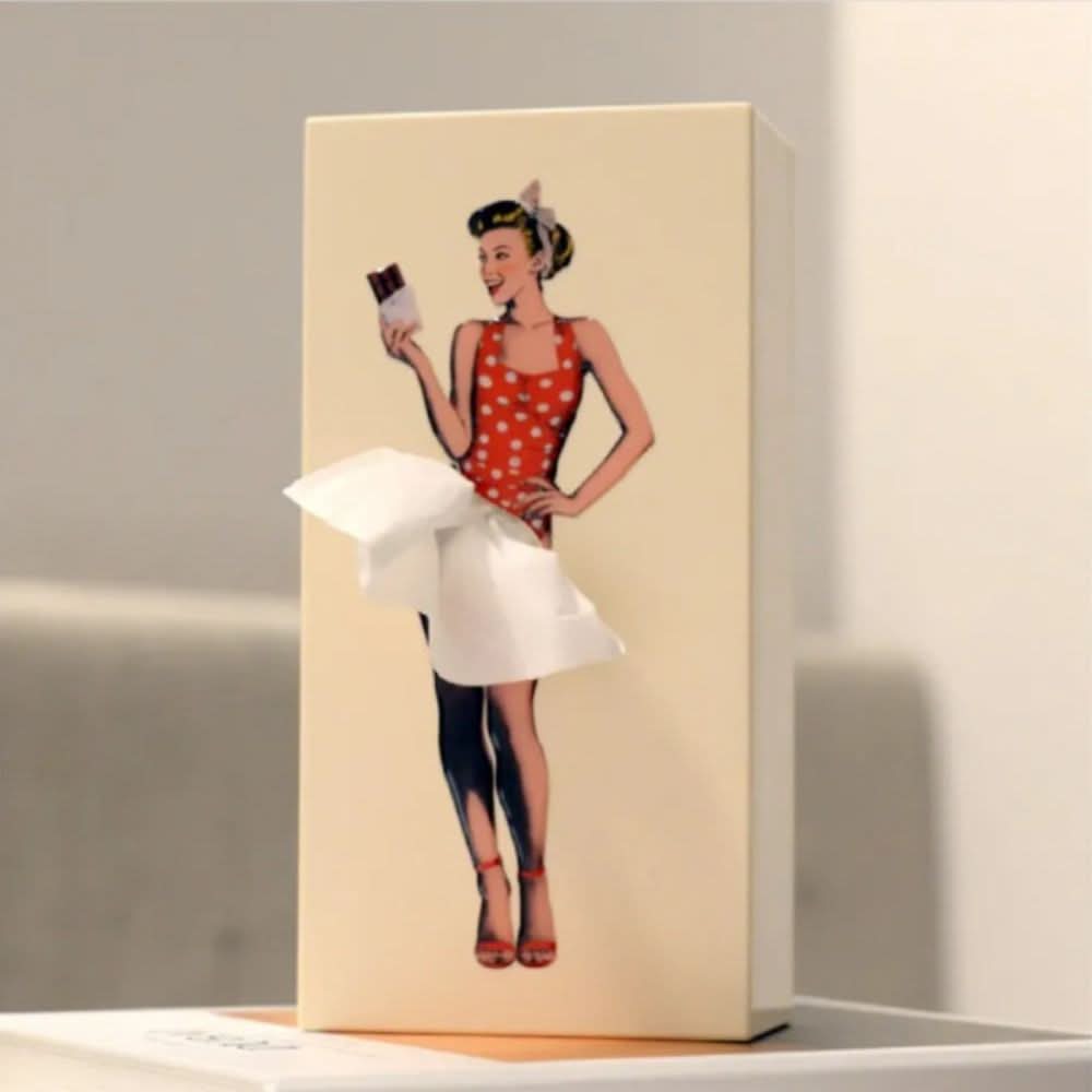 TISSUDANCE – Playful Rock Tissue Box for Creative Home Decoration