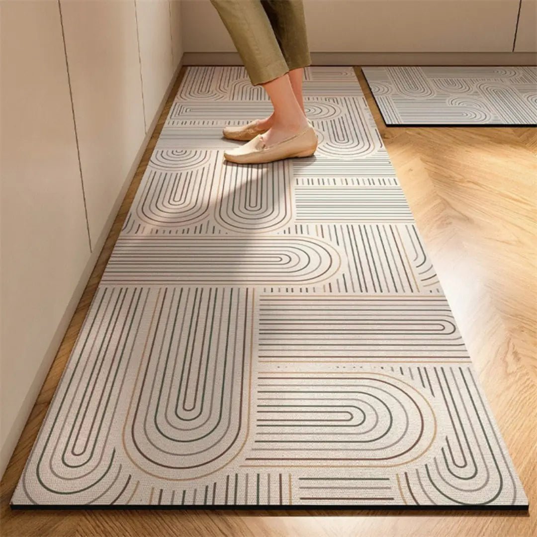 KITCHENEASE – Anti-fatigue kitchen mat with absorbent & non-slip surface