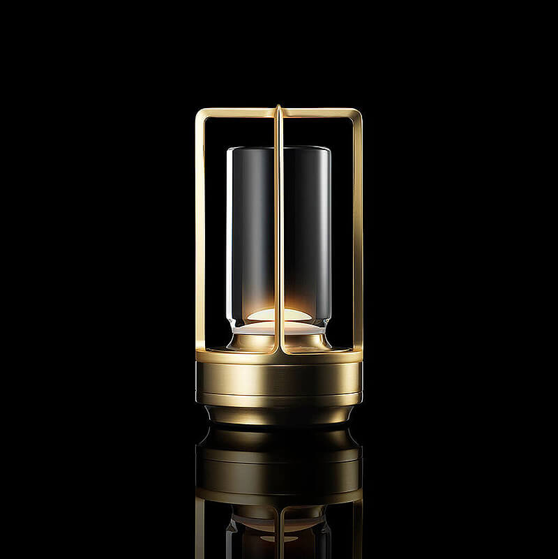 Auralight™ draadloze glazen tafellamp – dimbaar en spatwaterbestendig