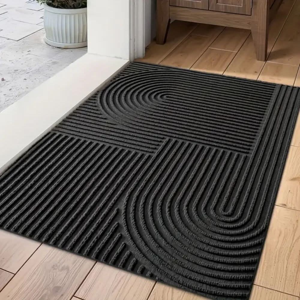 AQUARAY – Absorbent, washable mat with flowing line pattern