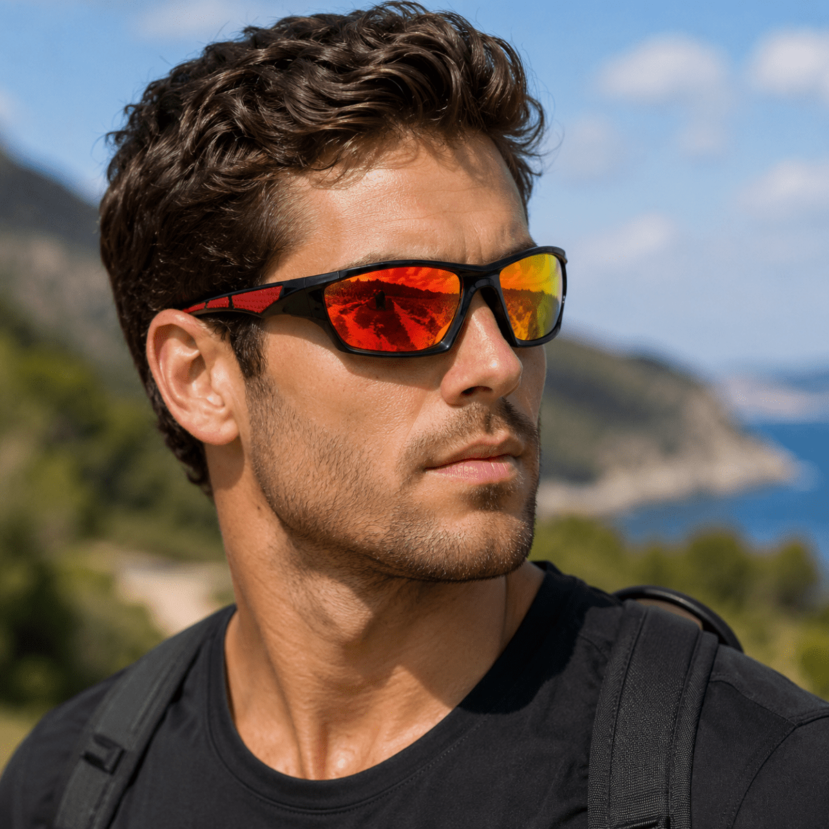 RAYMONT – Round Polarized Sunglasses Design in Vintage Style with UV400 Protection