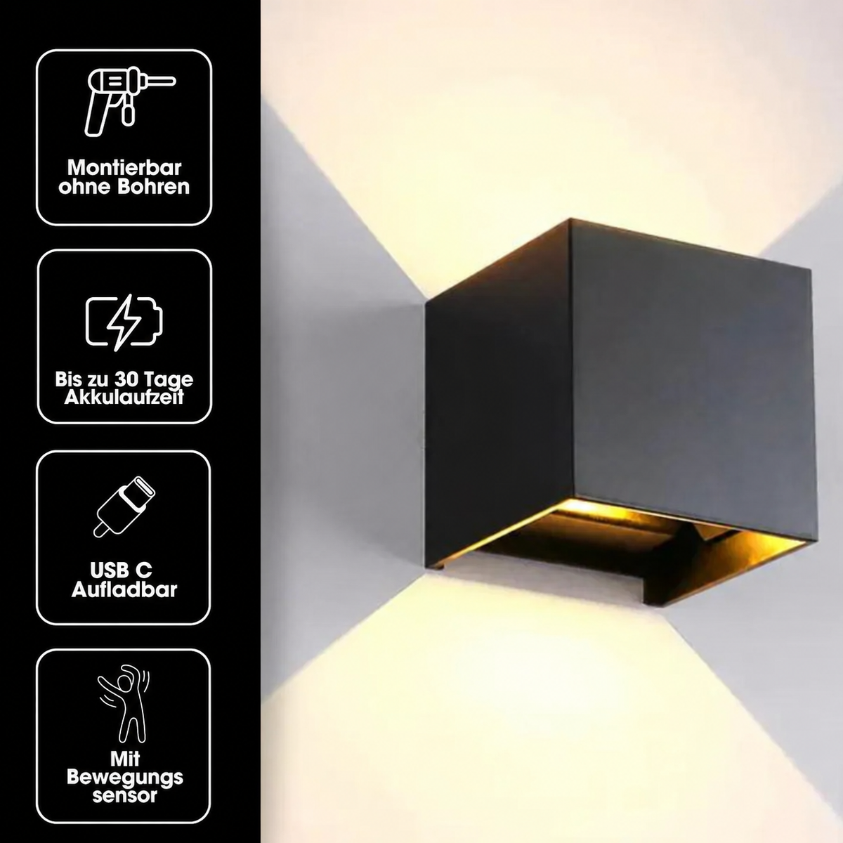 MovoLuxe | Design LED Lampe mit Bewegungssensor