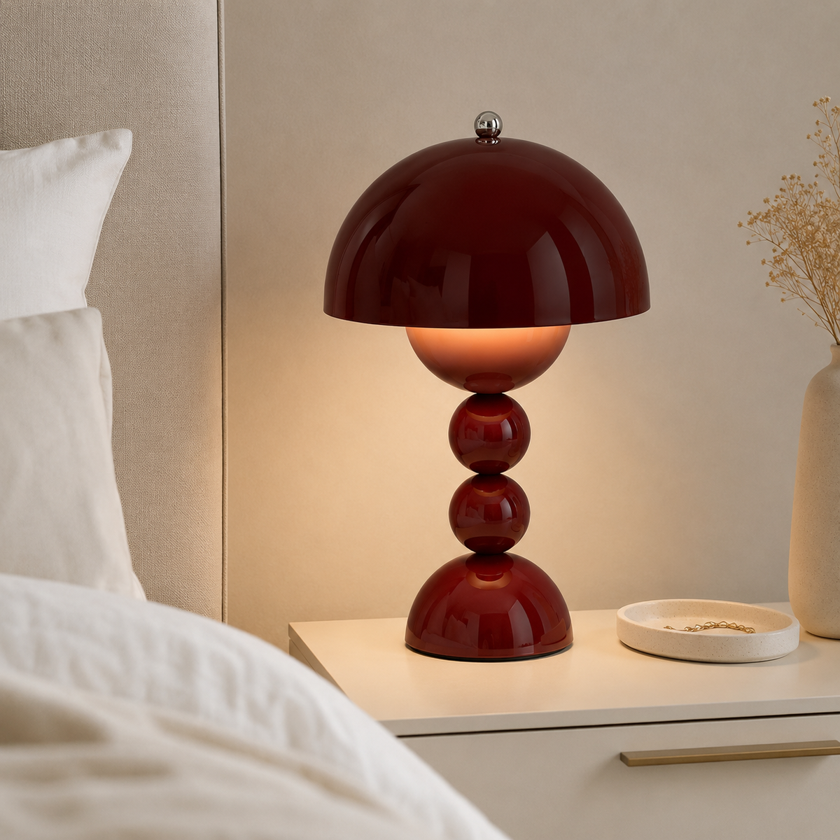 Casa Lumière Nordic Draadloze Tafellamp - Retro Design Lamp