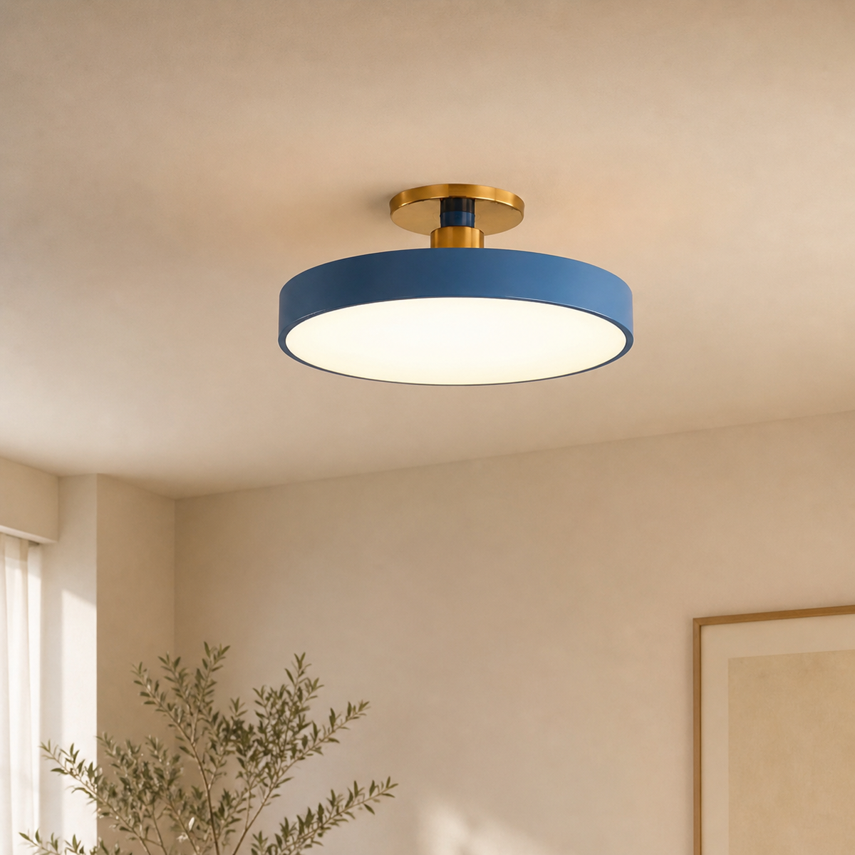 Nordische LED-Deckenleuchte Luminoir, Acryl, Modern, Für Schlafzimmer