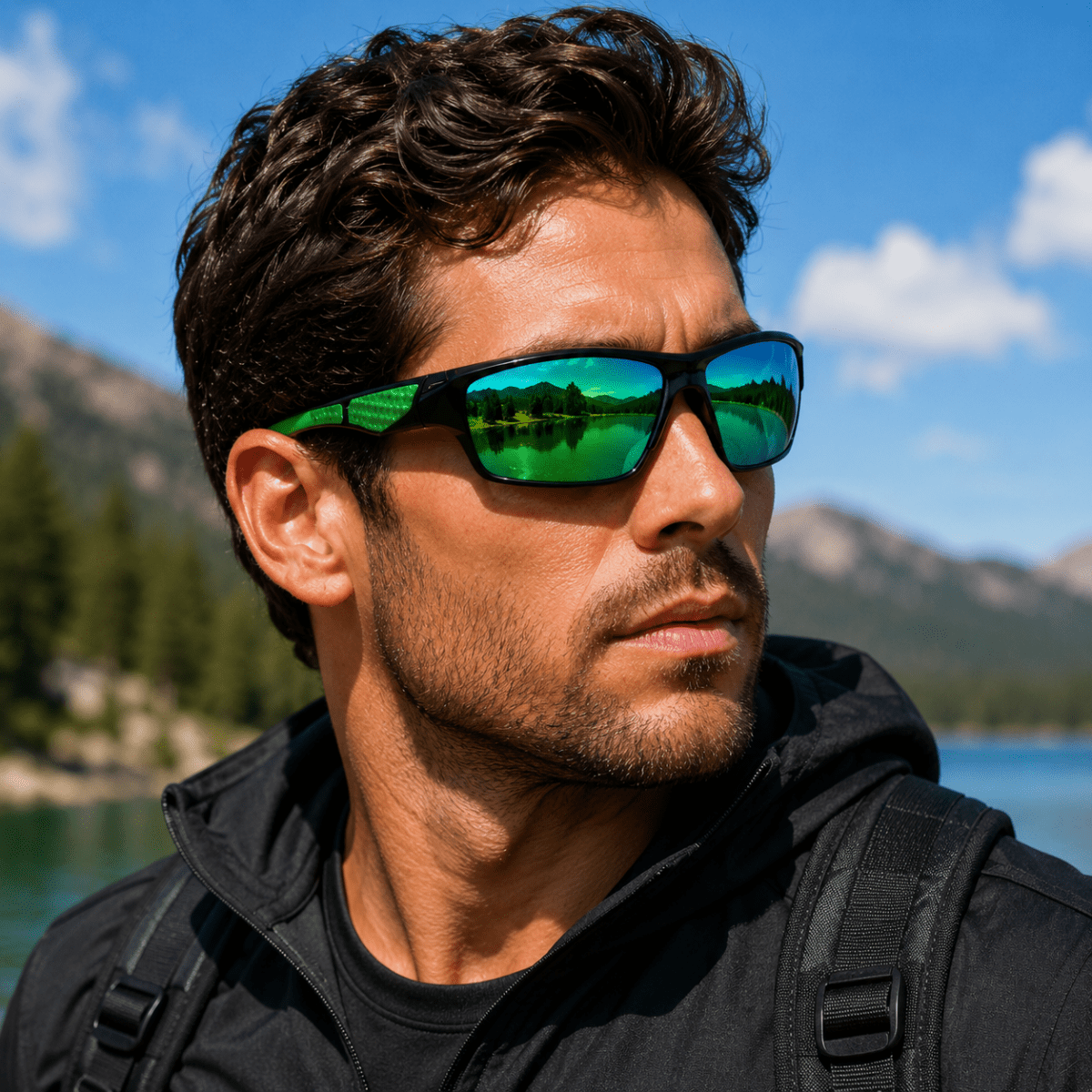 RAYMONT – Round Polarized Sunglasses Design in Vintage Style with UV400 Protection
