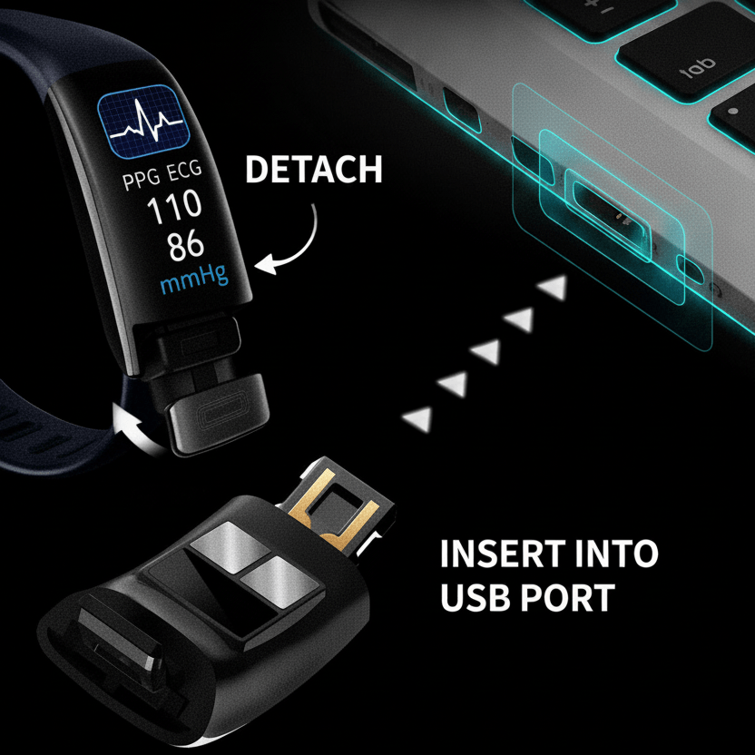 BIOWATCH – Smartwatch with ECG, blood pressure, and sleep monitoring