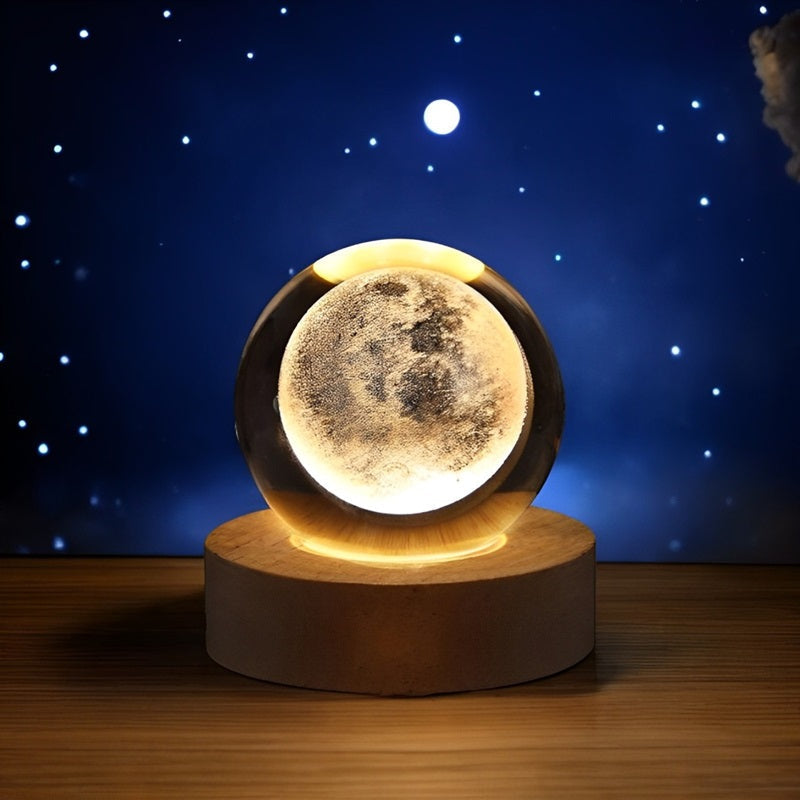 CosmicGlow™ 3D-kristallen bollamp