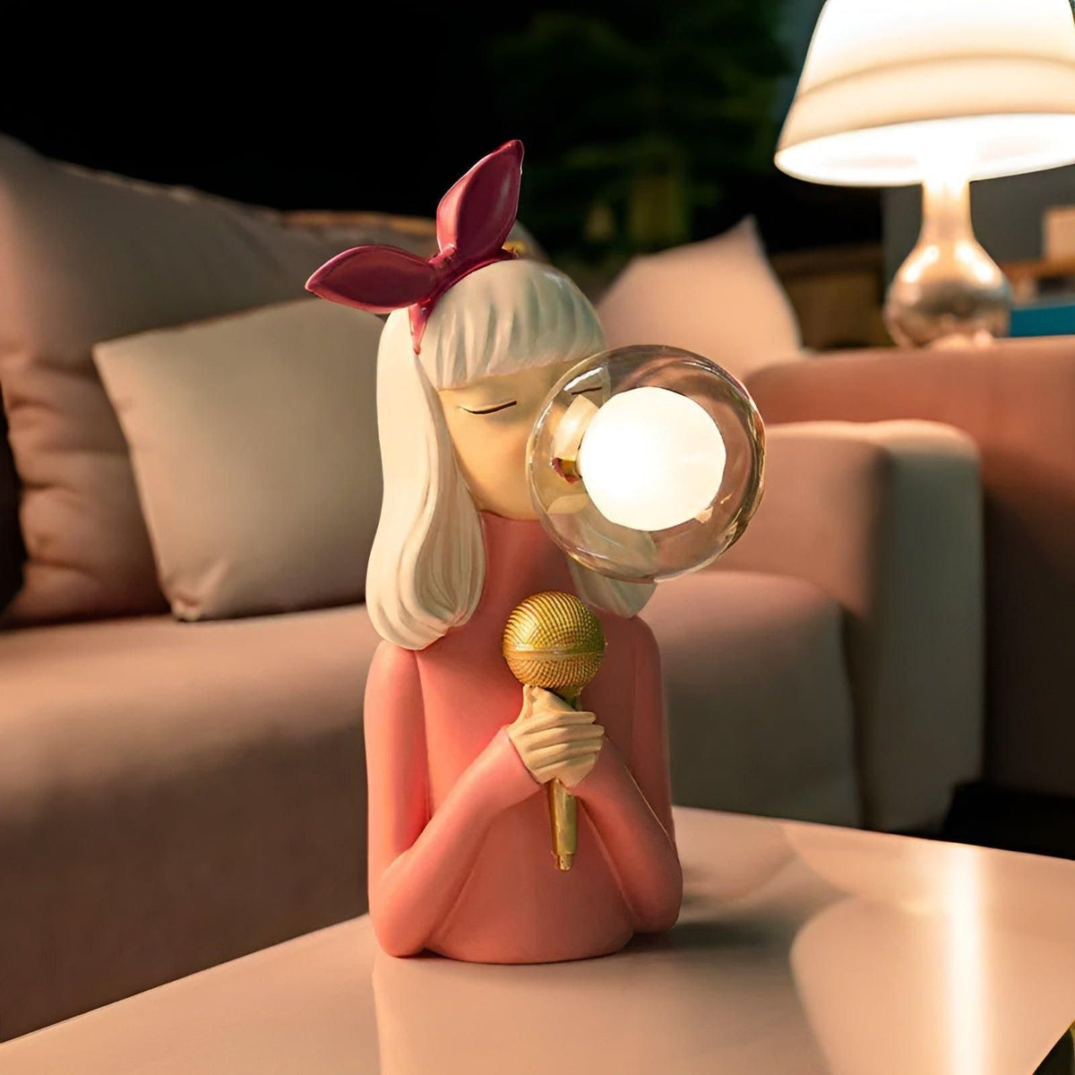Decoratief Nachtlampje Met Bubbeldesign En Sfeerverlichting