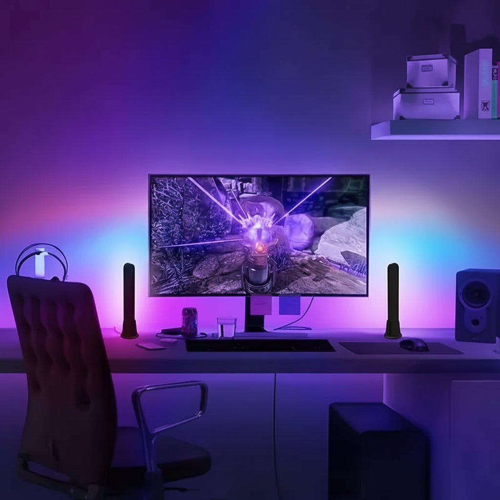 AURADESK – USB RGB Light Bar with Multiple Color Modes