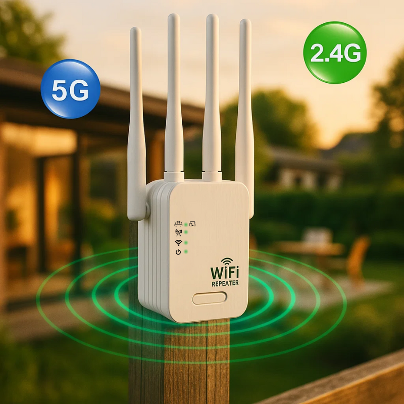 High‑Speed WiFi Signal Booster up to 1200Mbps