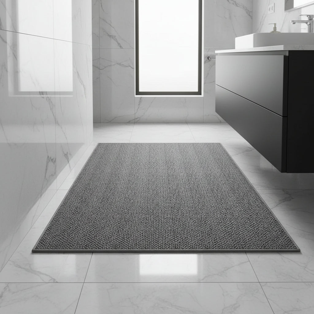 Doormat Absorbent Fabric Geometric Pattern Indoor Outdoor Entry Mat