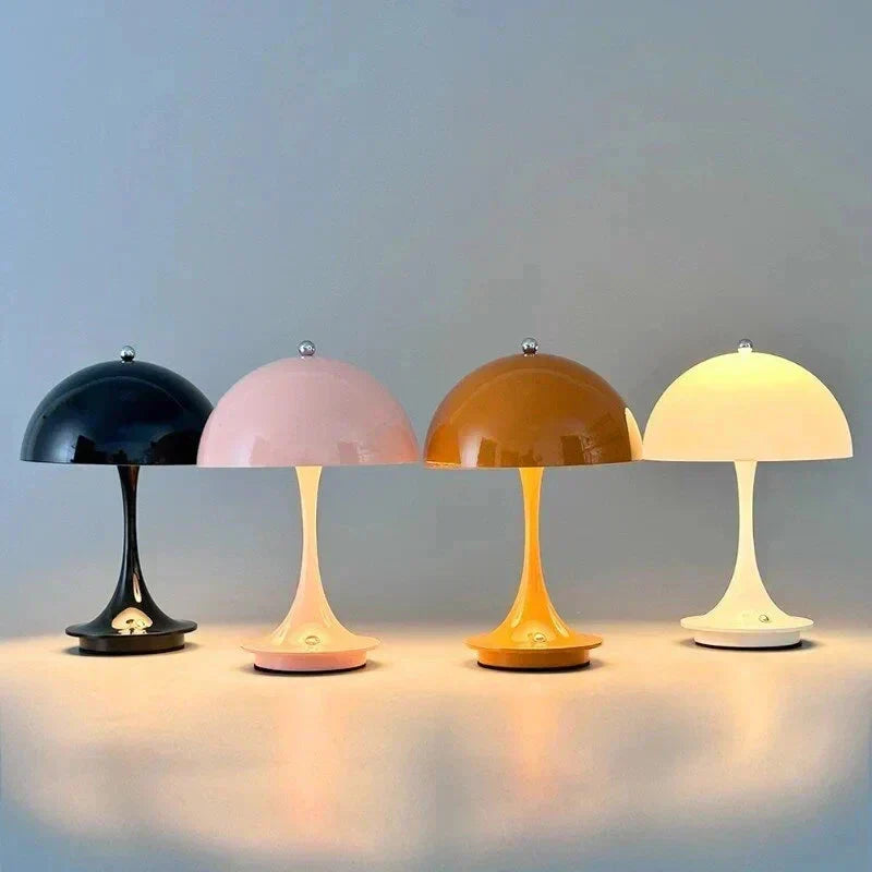 Draadloze tafellamp met LED-verlichting, oplaadbaar en Scandinavisch design