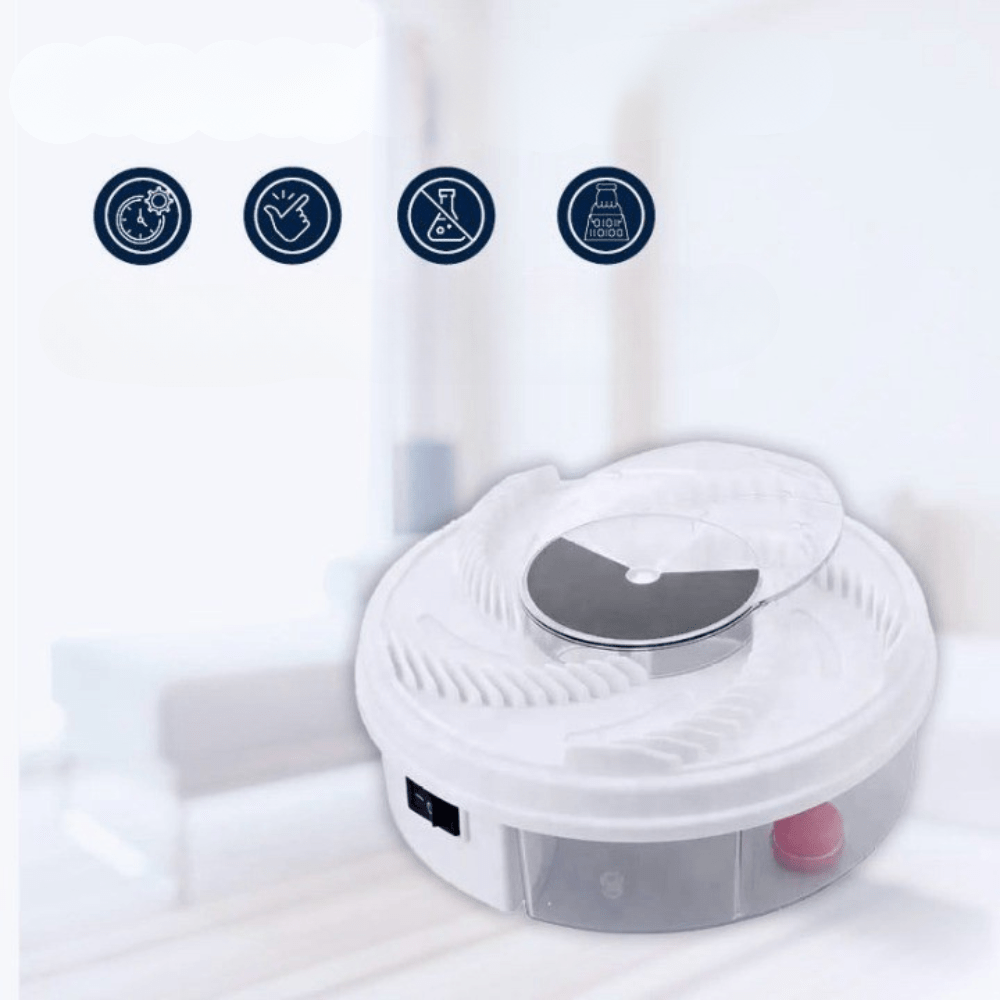 ECO CATCHER – Quiet, Environmentally Friendly Fly Catcher for Kitchen, Living Room & Garden