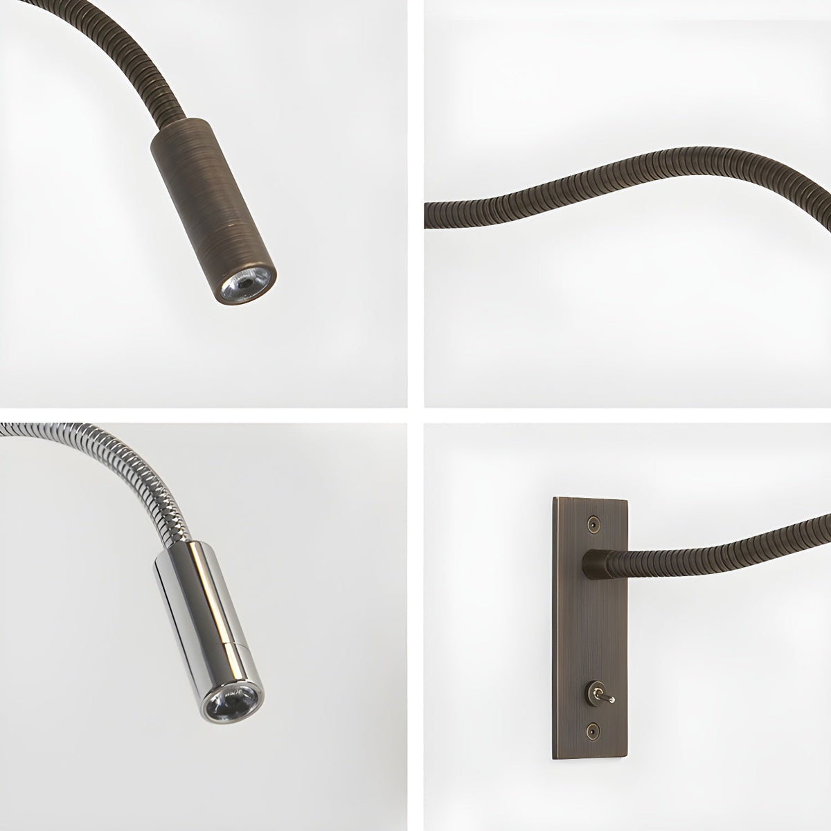 Metalen Wandlamp met Flexibele Arm