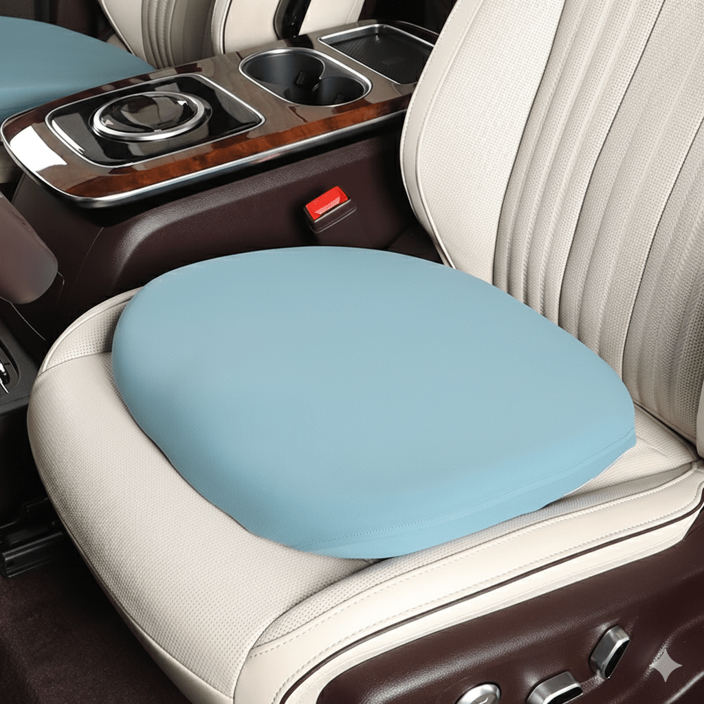 ERGOCARVE – Integrated Car Neck & Lumbar Support made of Memory Foam
