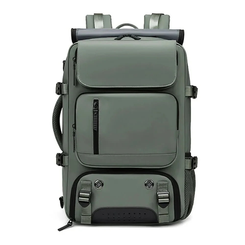 TRAVELMAX Pack - Large waterproof travel backpack with USB port