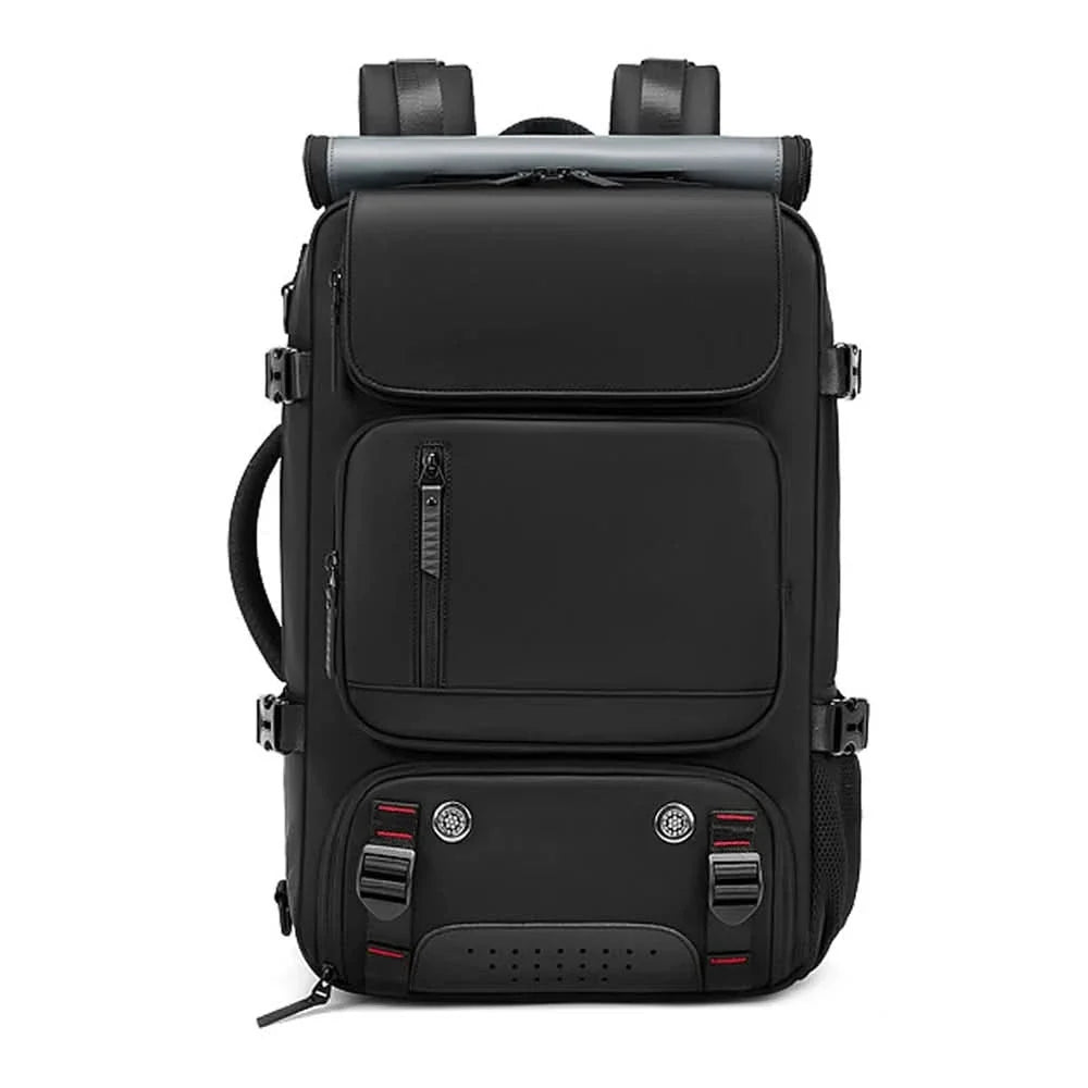 TRAVELMAX Pack - Large waterproof travel backpack with USB port