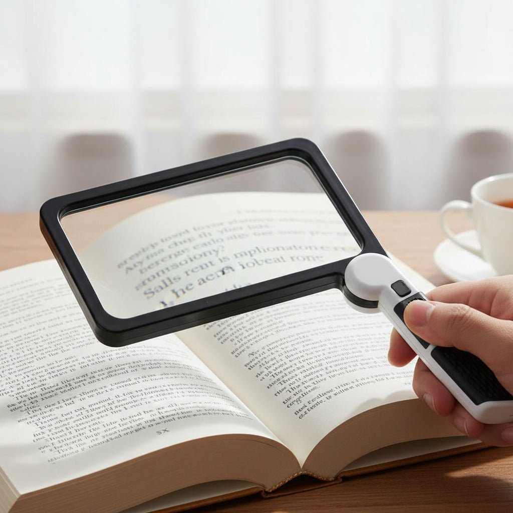 LED Magnifying Glass for Clear, Eye-Friendly Vision