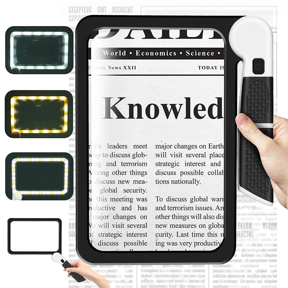 LED Magnifying Glass for Clear, Eye-Friendly Vision