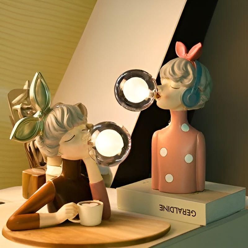 Decoratief Nachtlampje Met Bubbeldesign En Sfeerverlichting