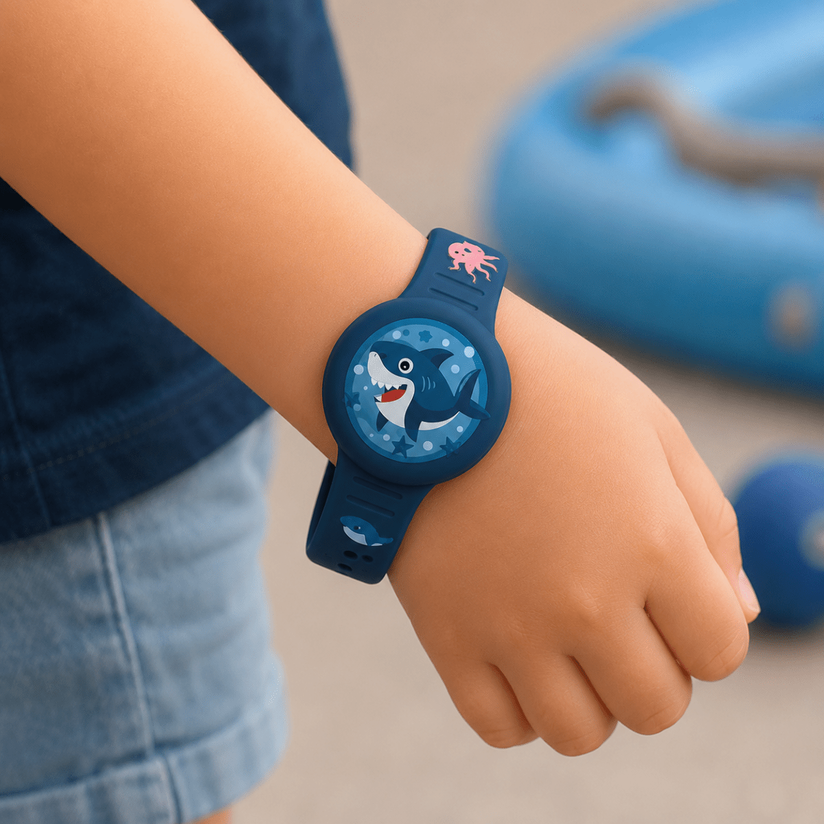 LITTLELOCATE – Colorful GPS wristband for children with a comfortably adjustable strap