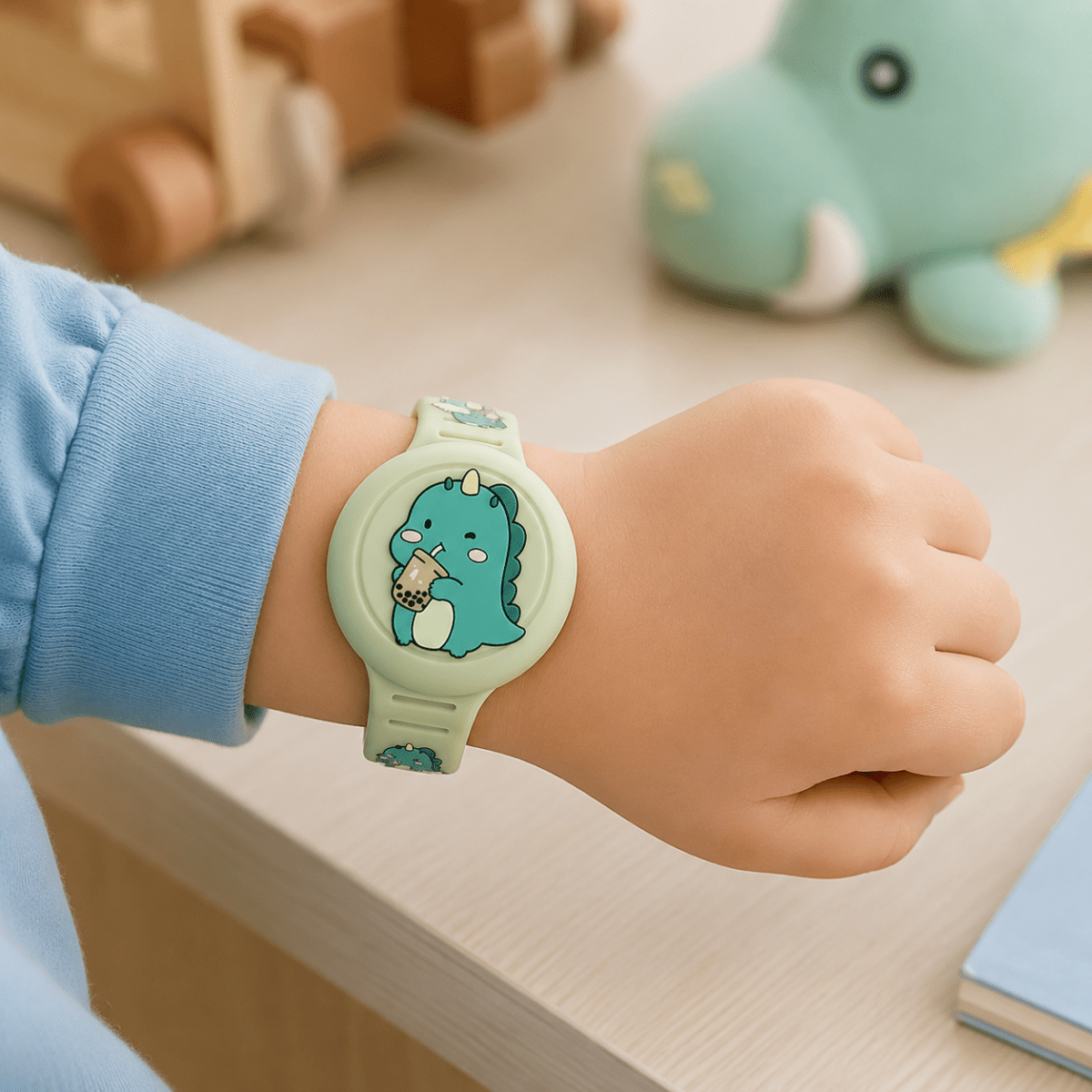 LITTLELOCATE – Colorful GPS wristband for children with a comfortably adjustable strap