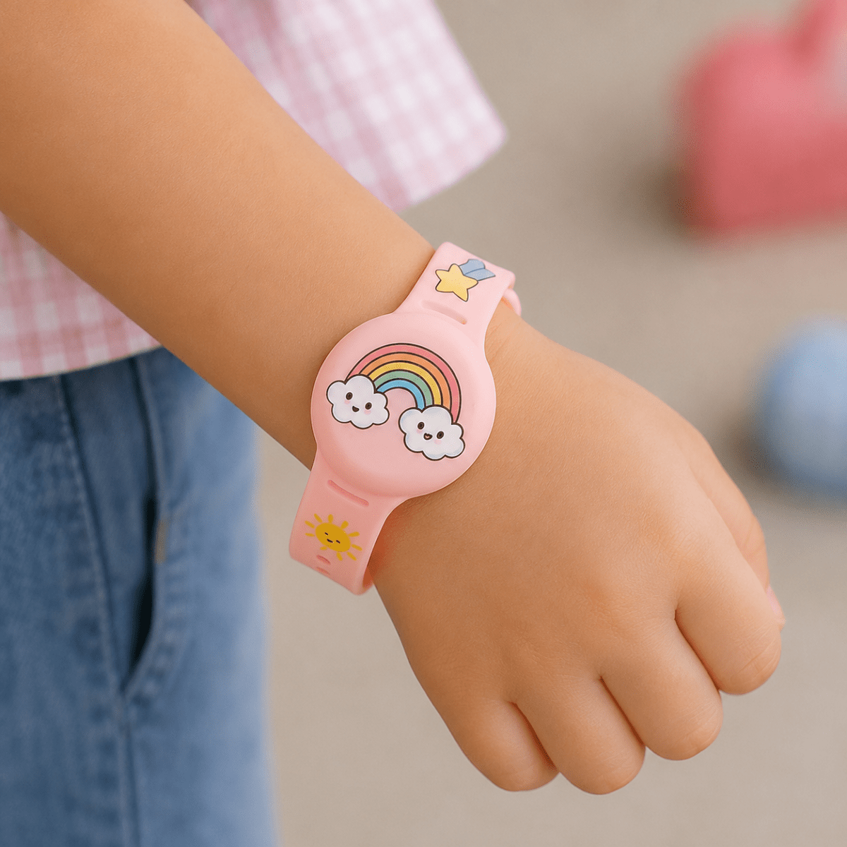 LITTLELOCATE – Colorful GPS wristband for children with a comfortably adjustable strap