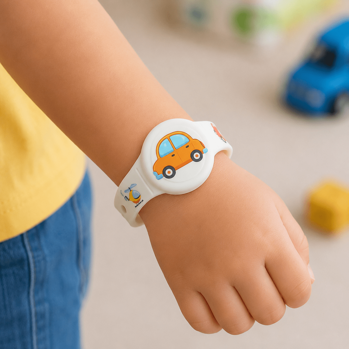 LITTLELOCATE – Colorful GPS wristband for children with a comfortably adjustable strap
