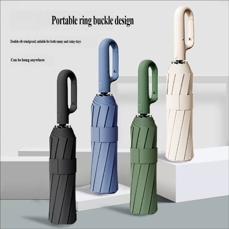 Automatic umbrella for strong winds and reliable protection
