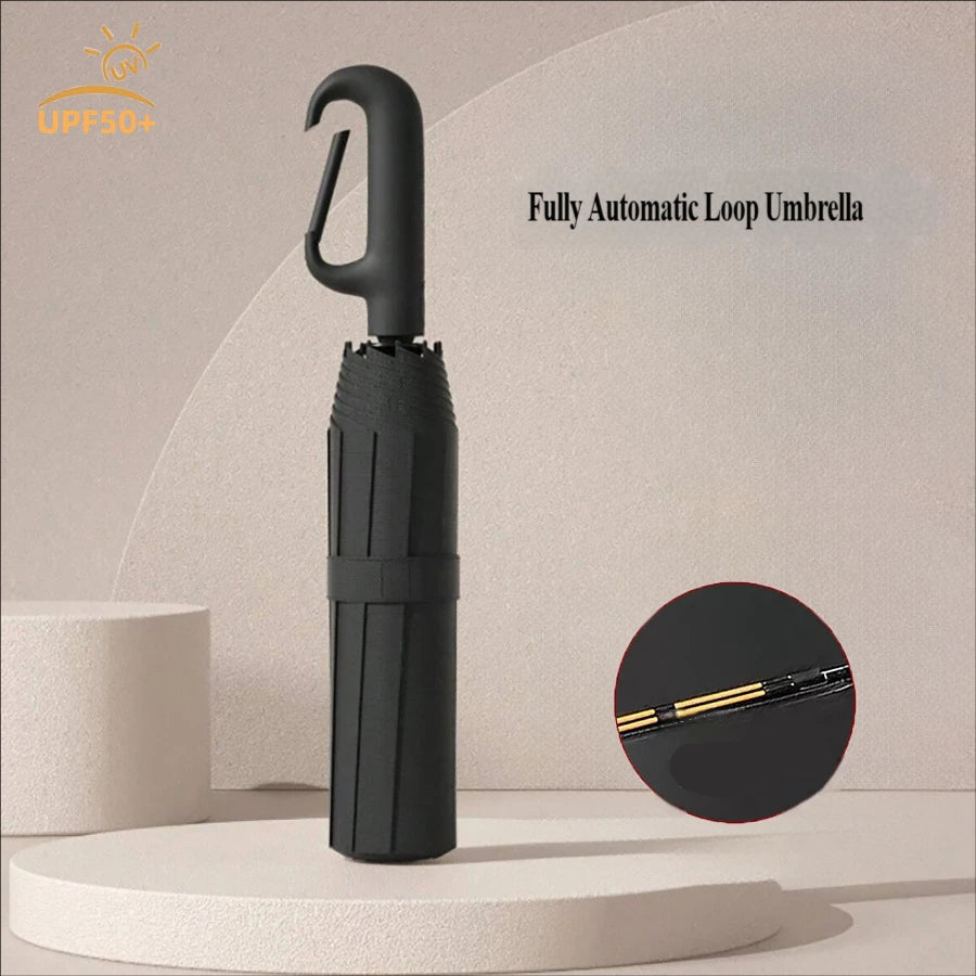 Automatic umbrella for strong winds and reliable protection