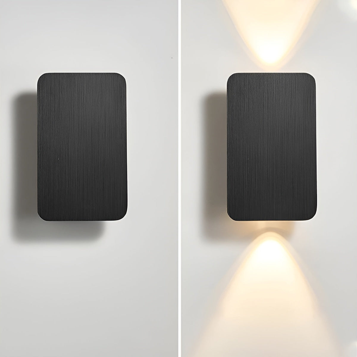 LumaGlow™ minimalistische LED-wandlamp met 3 lichtkleuren
