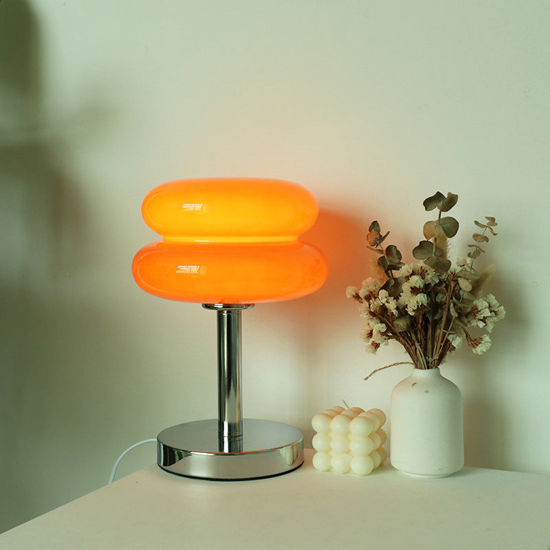 LumaGlow™ moderne glazen tafellamp van 18 × 28 cm