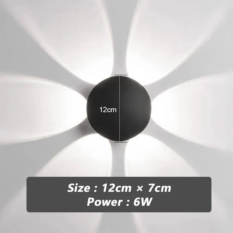 MARPOU – Modern Stainless Steel LED Outdoor Wall Light for Gardens & Verandas