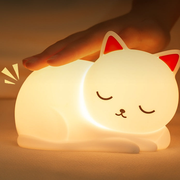 Jimmy - Katten Nachtlamp van Siliconen
