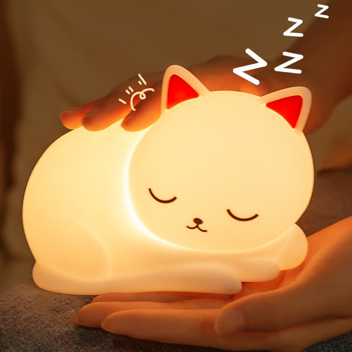 Jimmy - Katten Nachtlamp van Siliconen