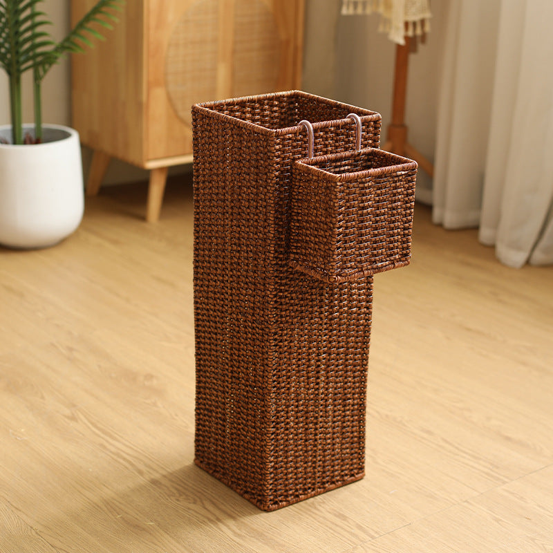 Decoratieve mand opslag vaas