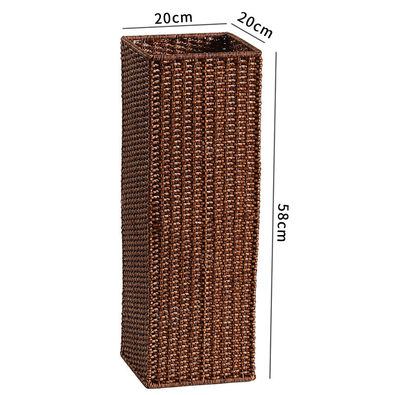 Decoratieve mand opslag vaas