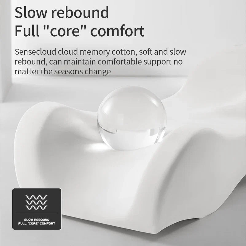 ERGOCARVE – Integrated Car Neck & Lumbar Support made of Memory Foam