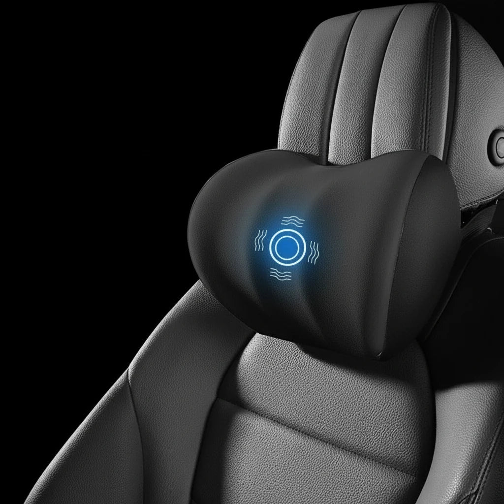 VIBRAREST – Electric Neck & Lumbar Support Cushion for Car & Office