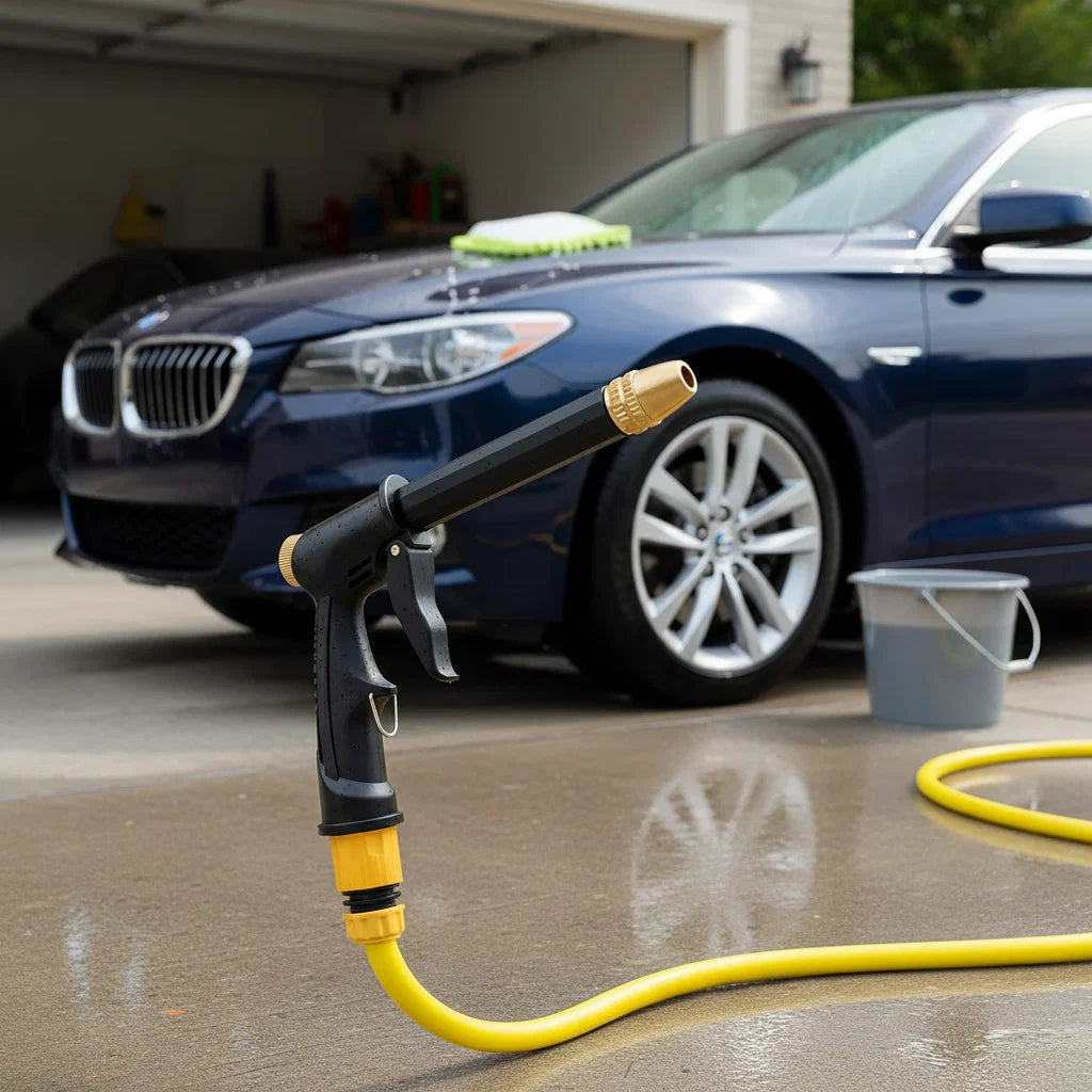 JETSPRAY WATER GUN - High-Pressure Cleaning Nozzle for Garden, Car, and Outdoor Surfaces with Adjustable Water Jet and Ergonomic Handle